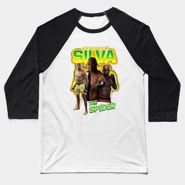 Anderson Silva Baseball T-Shirt by 730